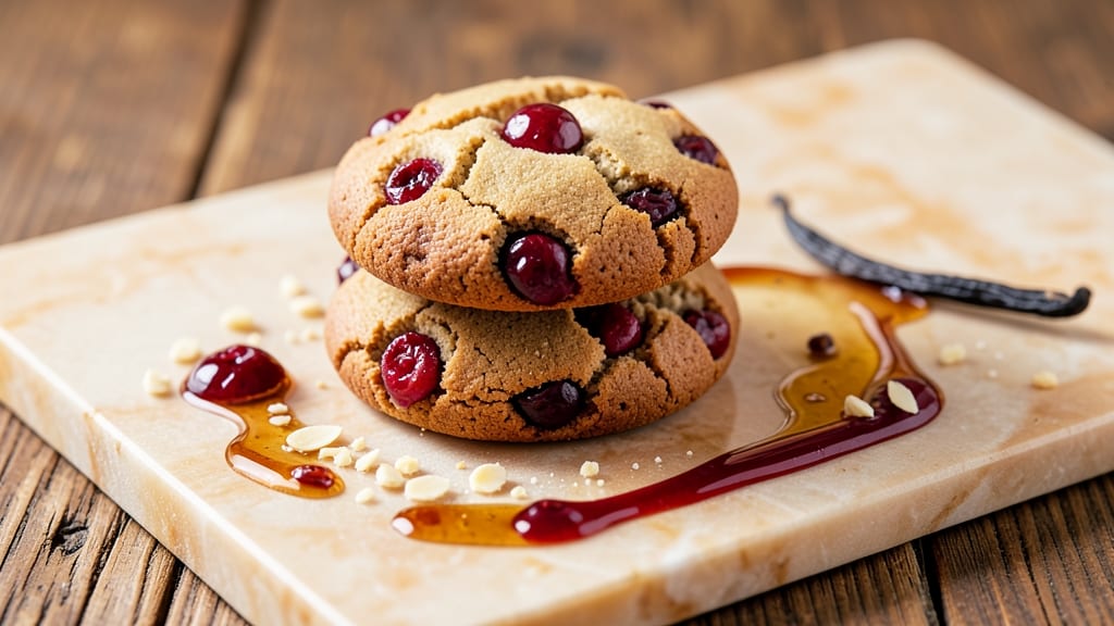Cherry Amaretti Cookie Recipe: Almond-Filled Crunch With Vanilla Bean Depth