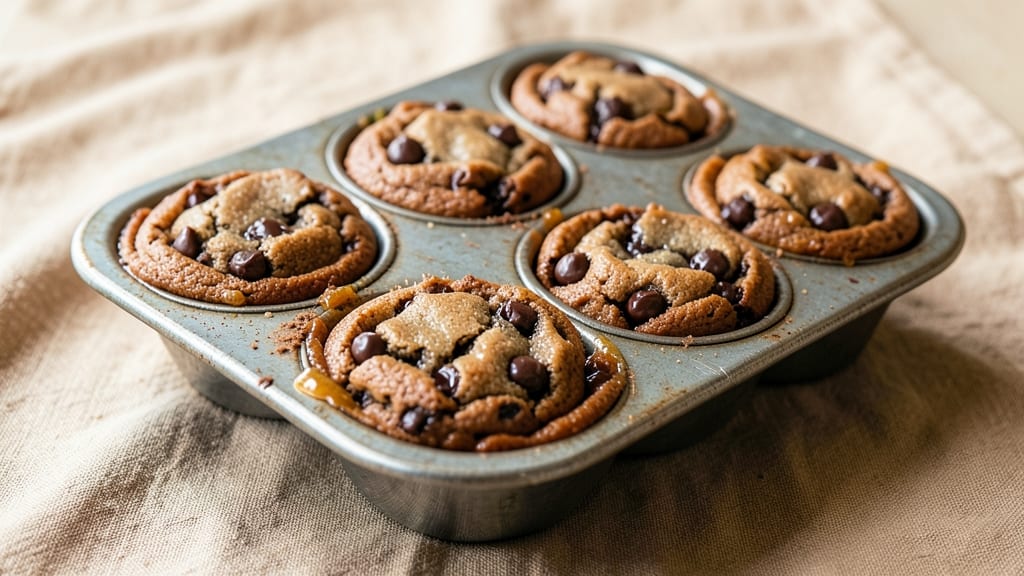 Brownie Chocolate Chip Cookie Recipe in Muffin Tin: Double-Duty Dessert in One Tin