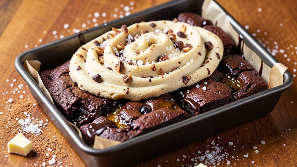 Brownie Mix and Cookie Dough Recipe: Double-Duty Dessert in One Pan