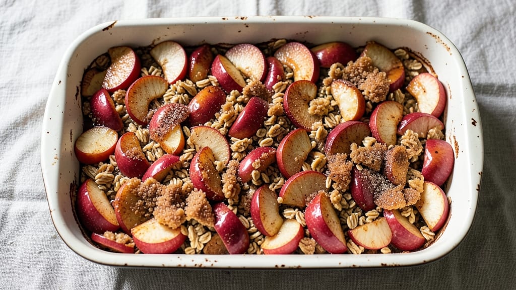Apple Crisp Recipe Cookie And Kate: Buttery Oat Topping and Warm Spiced Apple Filling