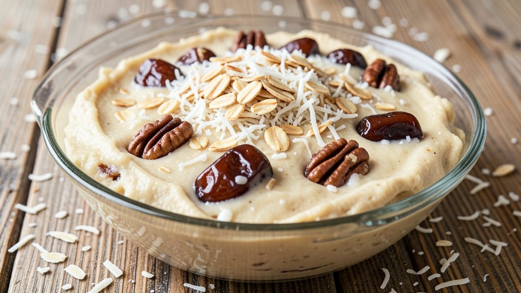 Raw Vegan Cookie Dough Recipe: Nutty Oats and Dates for No-Bake Bliss