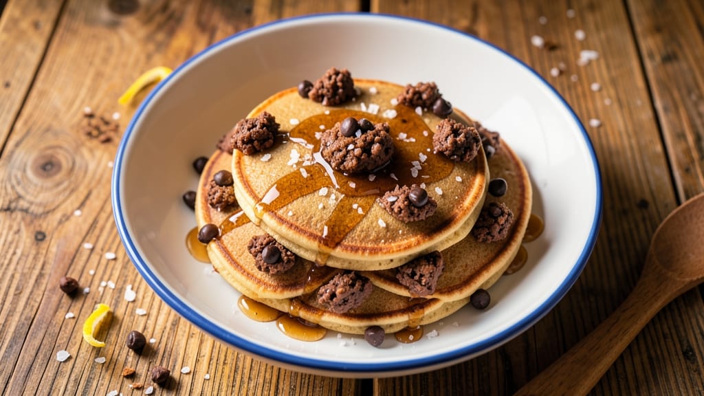 Chocolate Chip Cookie Dough Pancakes Recipe: Foil-Sealed Crunch With Melty Chunks