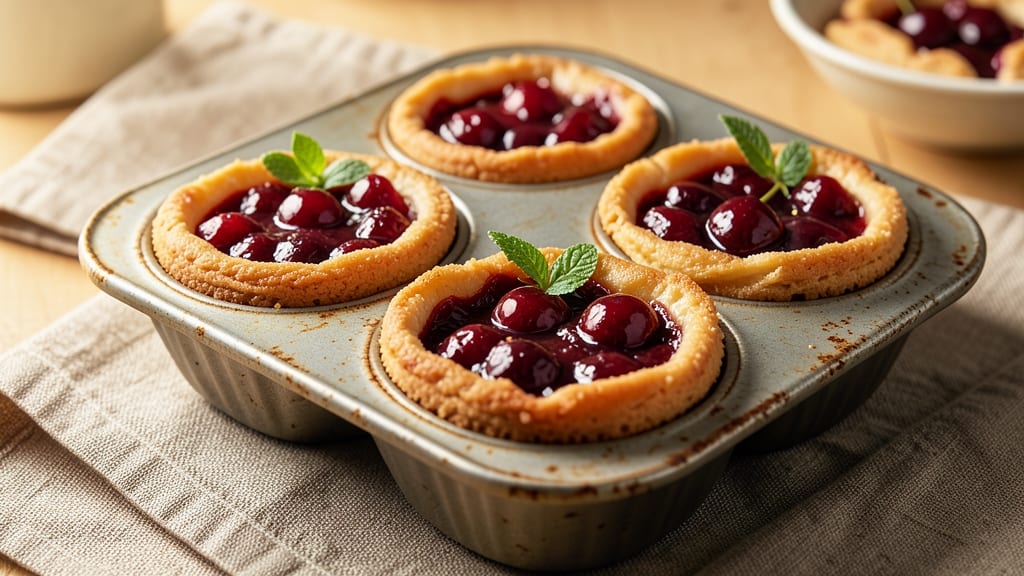 Cherry Pie Cookie Cups Recipe: Mini Dessert Jars Packed With Tart-Sweet Cherry Filling
