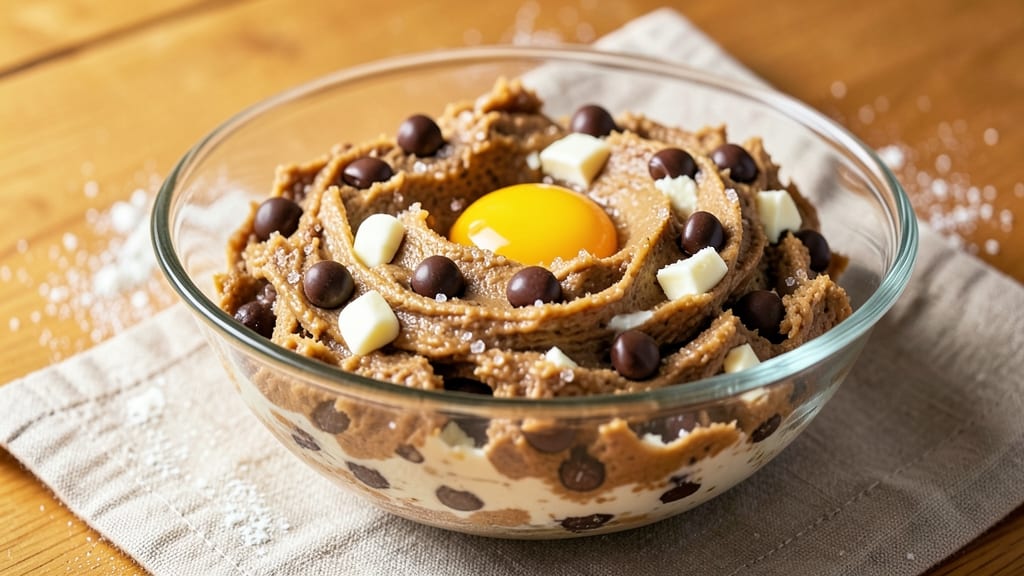Chocolate Chip Cookie Dough Recipe To Eat Raw: Cold Butter Swirls for Pillowy Softness
