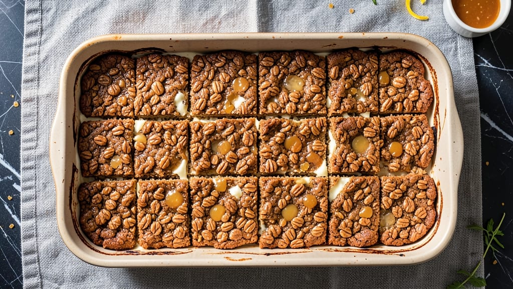 Chewy Oatmeal Cookie Bars Recipe: Nutty Crunch and Caramelized Edges