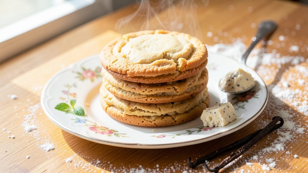 Cafeteria Shortbread Cookie Recipe: Buttery Vanilla Streaks and Sandpaper Crunch
