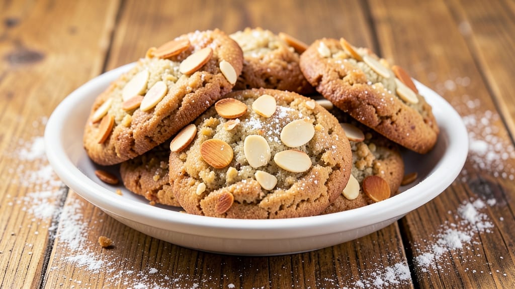 Almond Crunch Cookie Recipe: Nutty Crunch and Vanilla Swirl Harmony