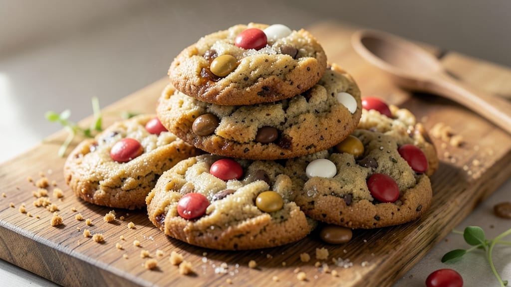 Vegan M&m Cookie Recipe: Crunchy Chocolate Chips and Creamy Vanilla Swirls