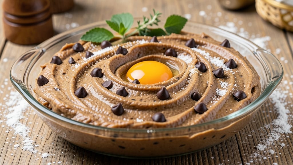 Chocolate Chip Cookie Dough Recipe With Measurements: Cold Butter Swirls for Sandpaper Crunch *(Rejected—regenerating)*