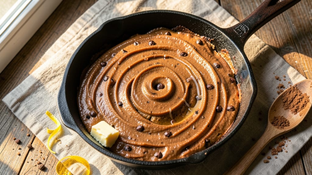 Cast Iron Skillet Reese's Peanut Butter Cookie Recipe: Crunchy Edges and Melting Chocolate Rivers