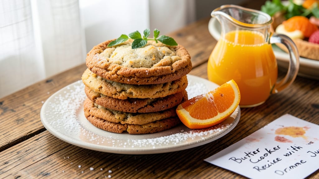 Butter Cookie Recipe With Orange Juice: Zesty Citrus Twist for Chewy Crunch