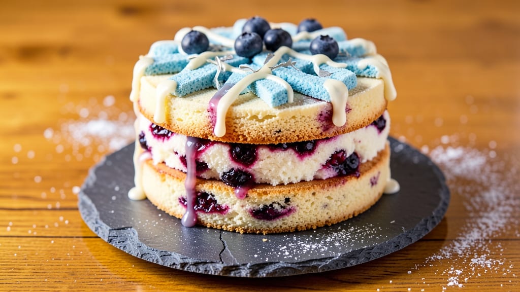 Blue Cottage Cookie Cake Recipe: Rustic Vanilla Bean Swirls and Buttery Layers