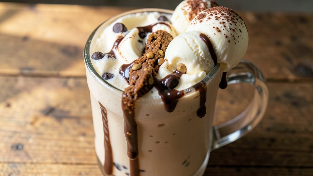Chocolate Chip Cookie Dough Milkshake Recipe: Cold-Brewed Bliss With Ribbons of Dough
