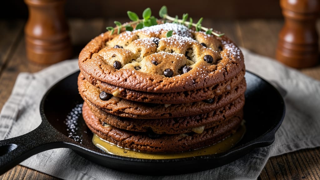 12-Inch Cast Iron Skillet Cookie Recipe: Buttery Crunch With Vanilla Bean Swirls