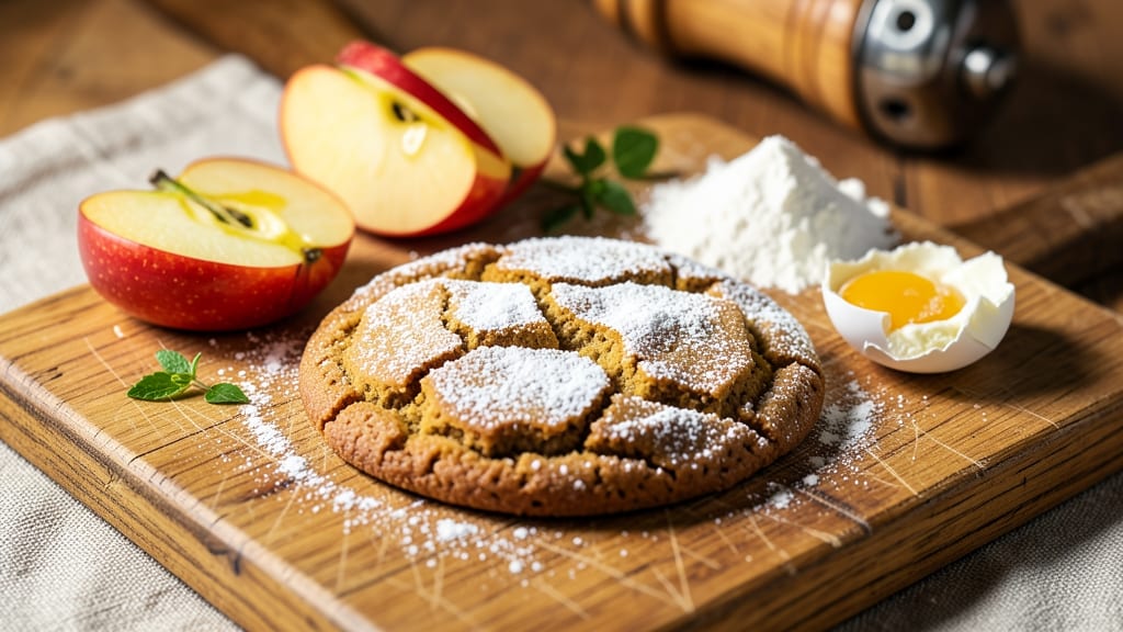 Apple Sugar Cookie Recipe: Spiced Caramel Swirls and Sandpaper Crunch