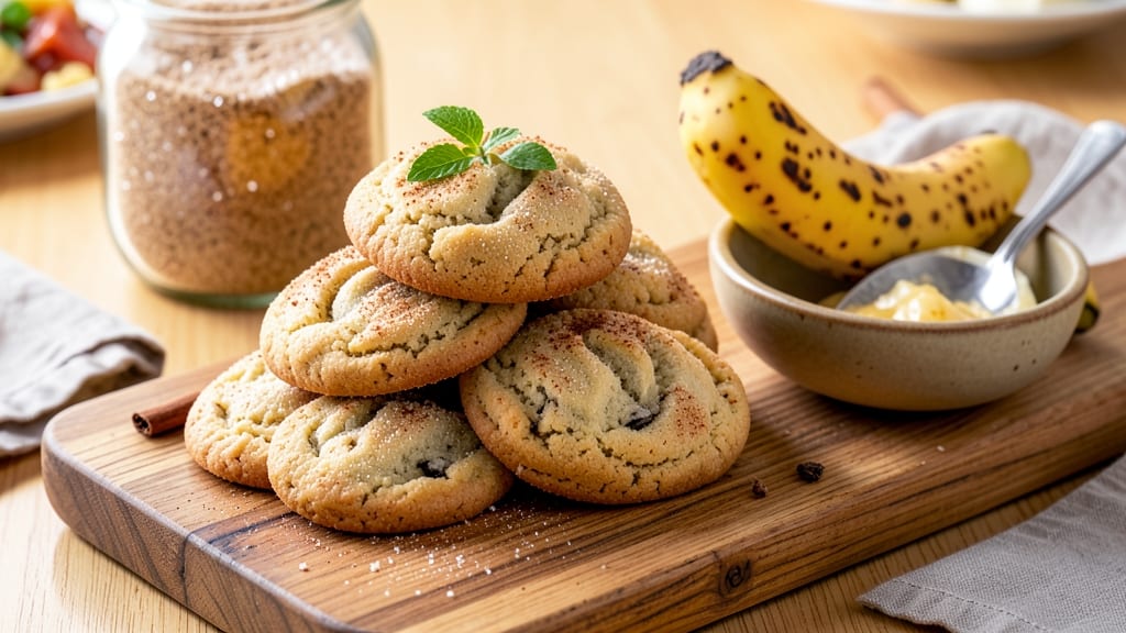 2 Banana Cookie Recipe: Triple-Layered Crunch and Chewy Centers