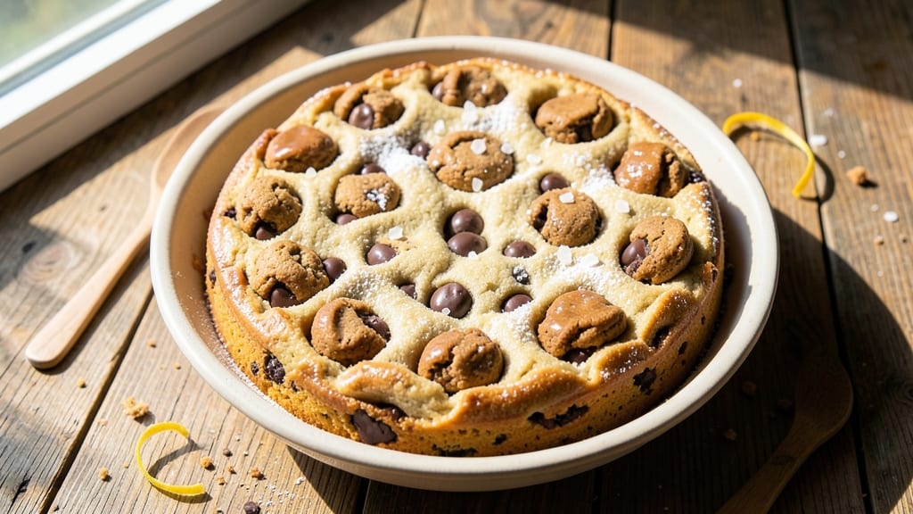 Chocolate Chip Cookie Cake Recipe Toll House: Crunchy Top, Gooey Chunks, One-Bowl Magic