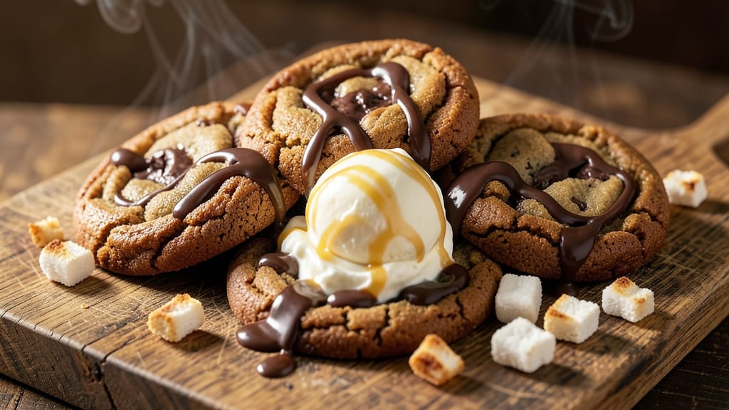 Campfire S'mores Cookie Recipe: Crispy-Edged, Marshmallow-Infused Delight