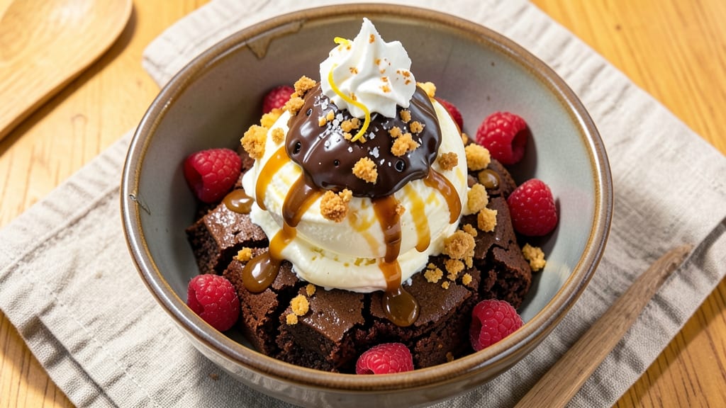 Brownie Sundae Crumbl Cookie Recipe: Warm Fudgy Layers with Vanilla Bean Streaks