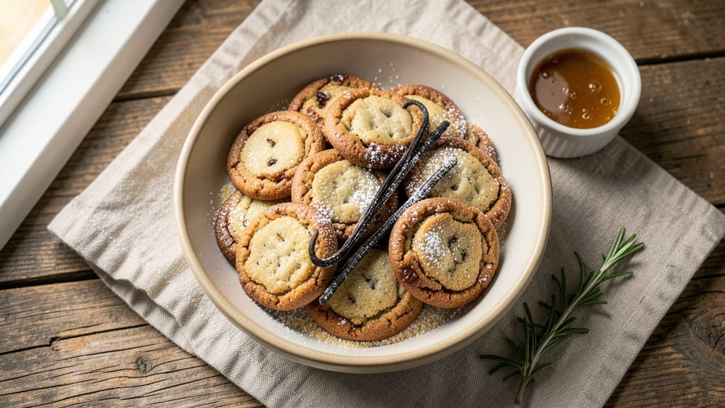 Brandy Snap Cookie Recipe: Foil-Sealed Crunch With Vanilla Bean Streaks