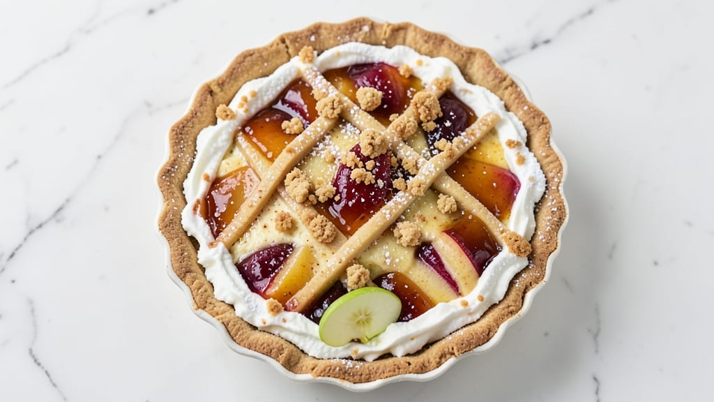 Sugar Cookie Apple Cheesecake Pie Recipe: Crunchy Top, Creamy Core, Spiced Apple Filling