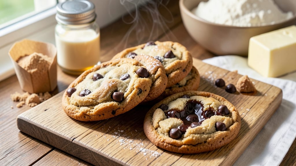 Sweet Chocolate Chip Cookie Recipe: Cold Butter Swirls for Pillowy Softness