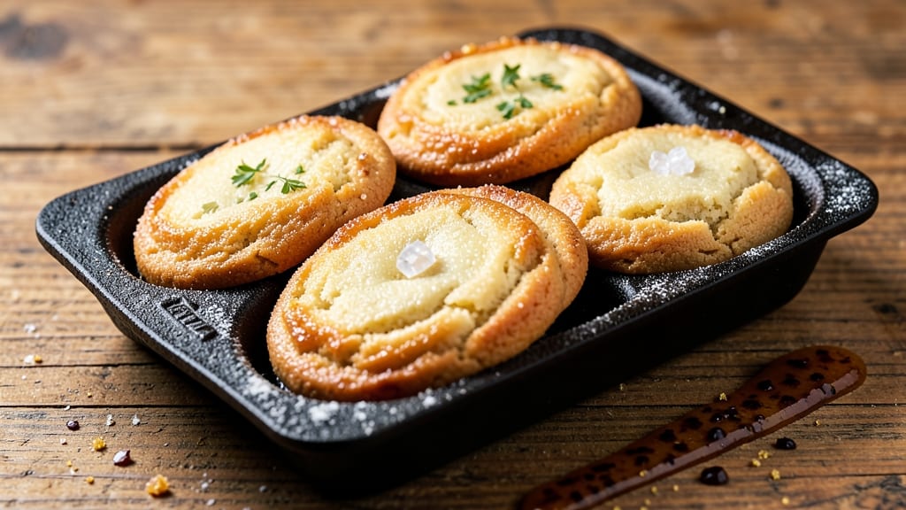 Cast Iron Shortbread Cookie Mold Recipe: Buttery Crunch With Vanilla Streaks