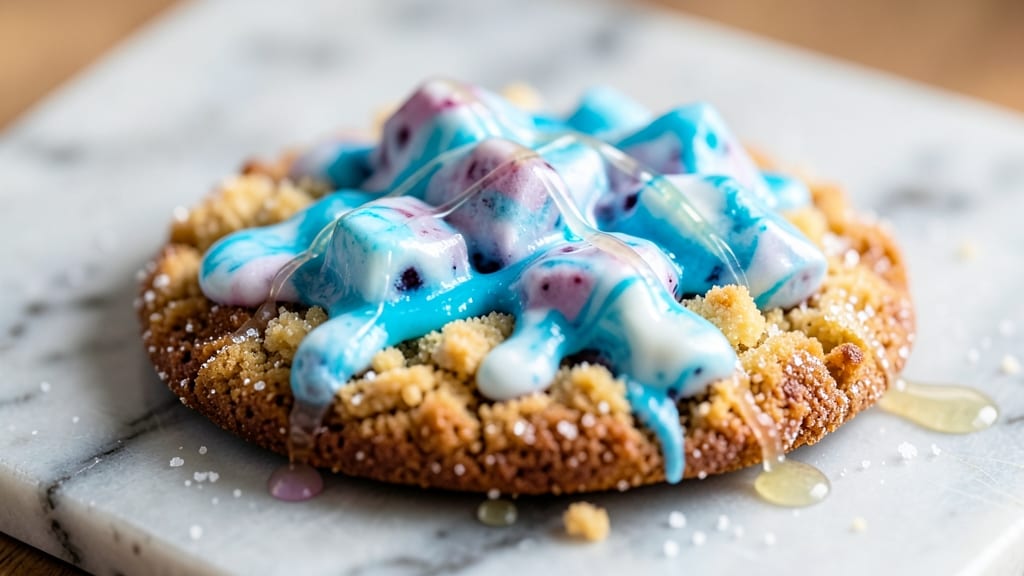 Blue Raspberry Icee Crumbl Cookie Recipe: Freezer-Popped Crunch Meets Tangy Swirls