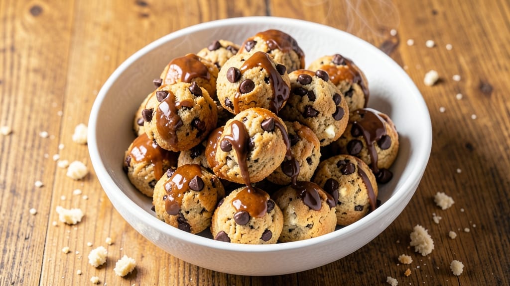 Chocolate Chip Cookie Balls Recipe: No-Bake Bites With Crunchy Edges