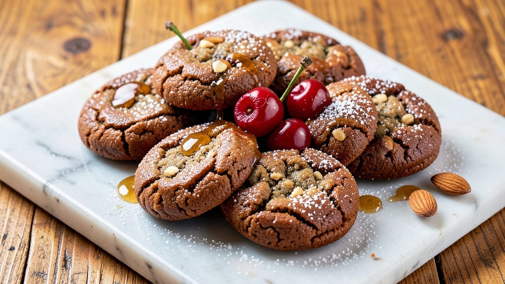 Cherry Amaretto Cookie Recipe: Boozy Almond-Kissed Bites With Warm Vanilla Streaks
