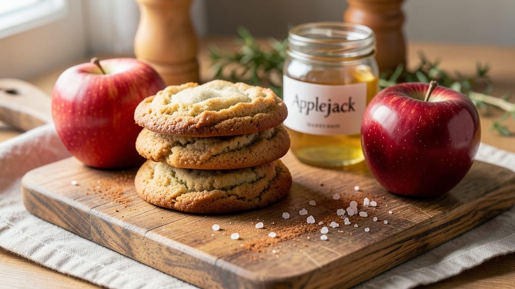 Applejack Cookie Recipe: Boozy Caramelized Crunch With Spiced Applejack Swirls