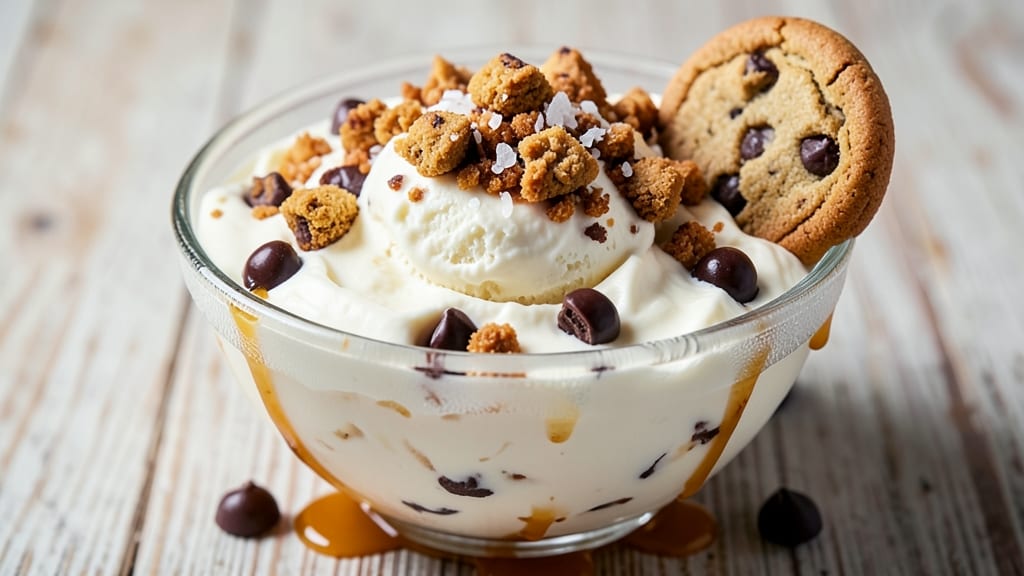 Chocolate Chip Cookie Ice Cream Recipe: Foil-Sealed Crunch Meets Melty Rivers