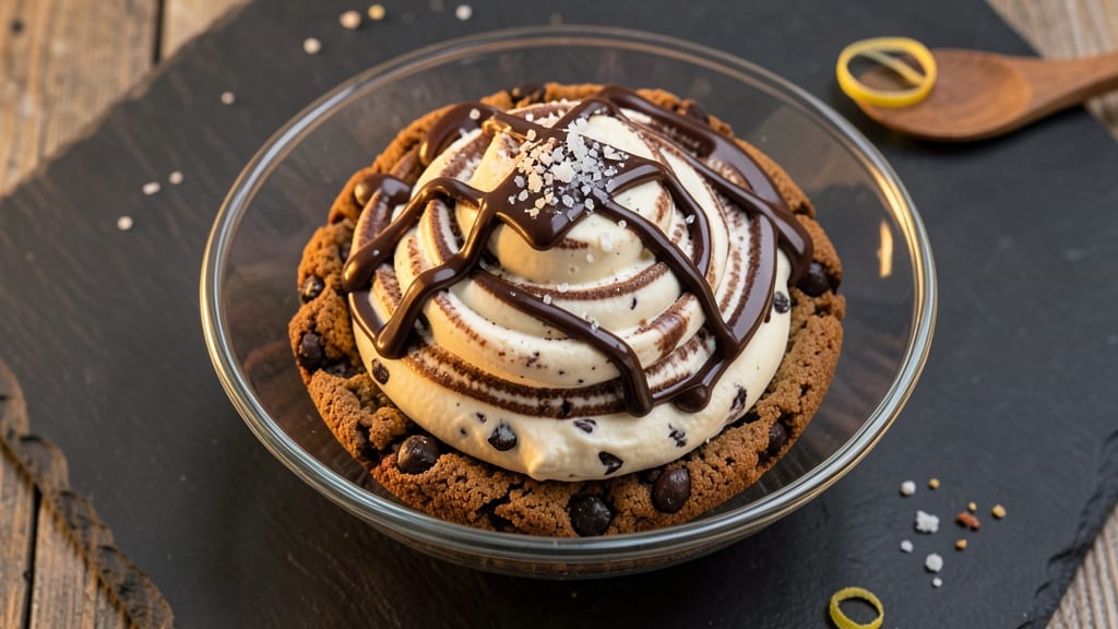 Chocolate Chip Cookie Ice Cream Cake Recipe: Crunchy Topping and Cool Scoop Fusion