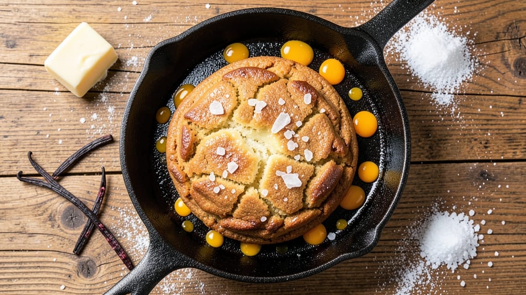 4 Inch Skillet Cookie Recipe: Foil-Sealed Crunch and Vanilla Streaks Magic