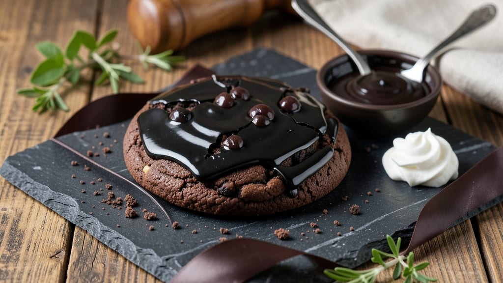 Black Cookie Icing Recipe: Deep Chocolate Swirls and Sandpaper Crunch