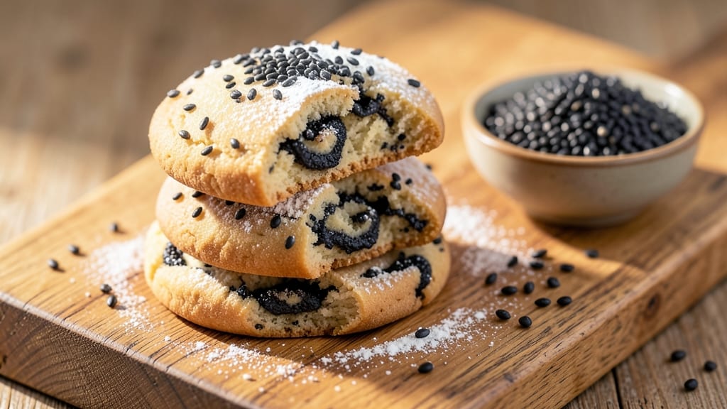 Black Sesame Shortbread Cookie Recipe: Nutty Earthiness Meets Buttery Crunch